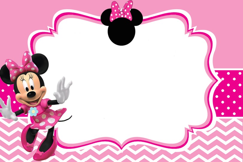 Minnie Mouse Birthday Party Invitation Template Free Invitations Online