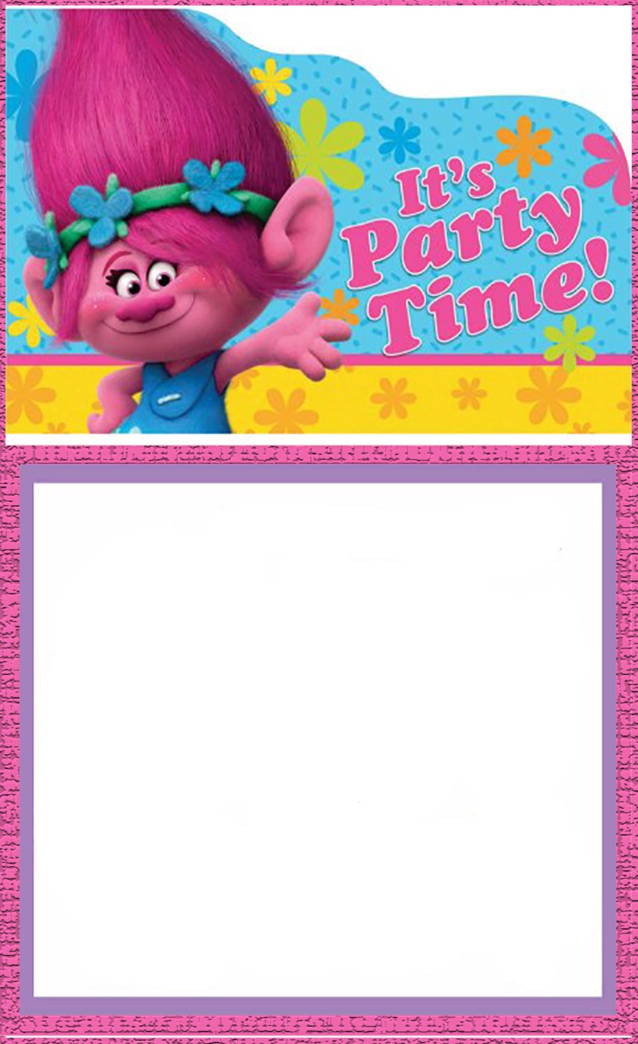 Trolls Invitations Templates Free Download