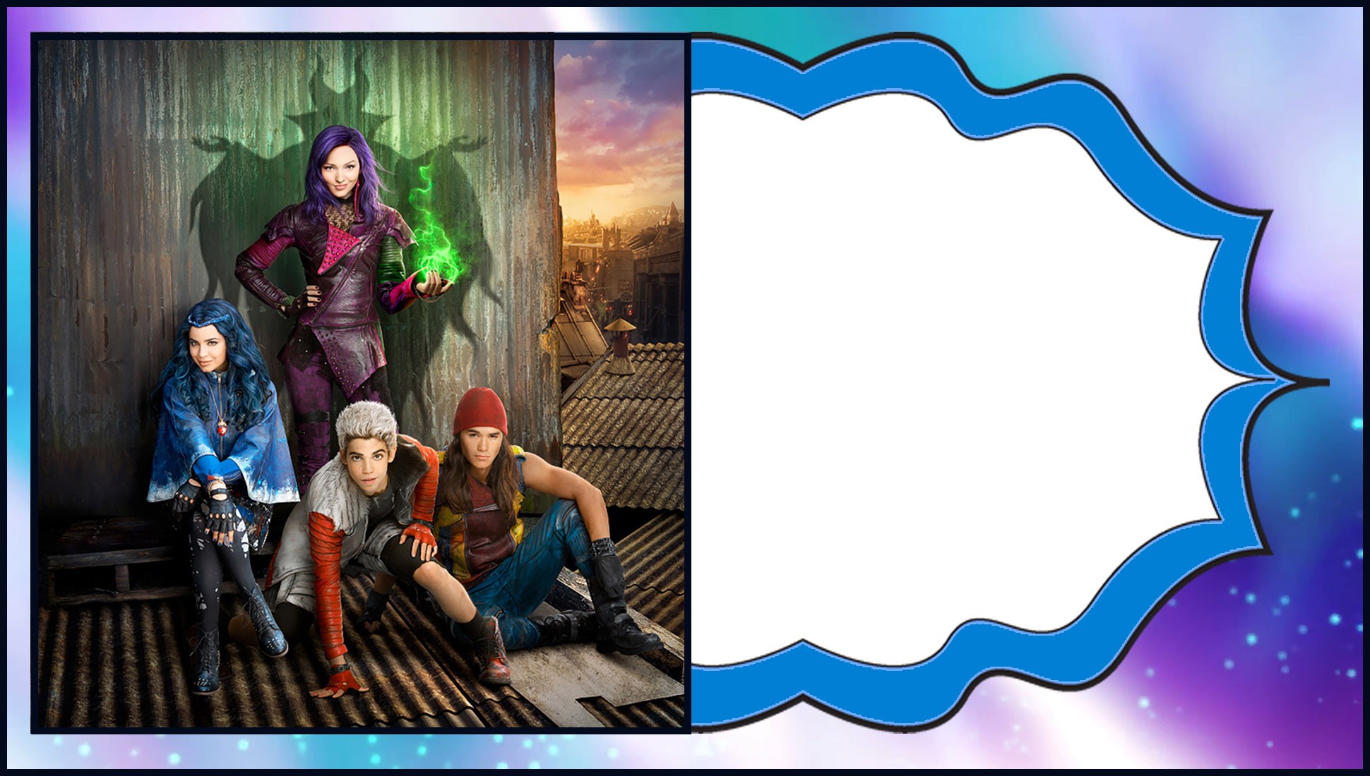 Descendants Invitations Printable Free