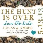 Camo Wedding Invitation sample