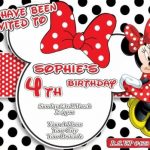 Minnie Mouse Birthday Party Invitation