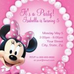 Sample of Minnie Mouse Party Invitations