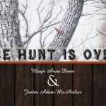 Simple Camo Invitation Card