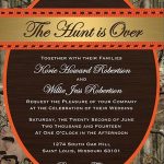 The Hunt is Over Camo Invitation