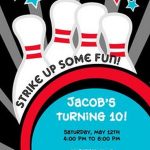 Bowling Invitation Sample
