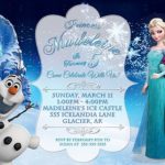 Frozen Party Invitation Sample