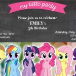 MLP birthday party invitation