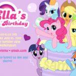 My Little Pony Girls Invitation