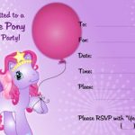 My Little Pony Invite template