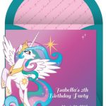 My Little Pony birthday invitation sample