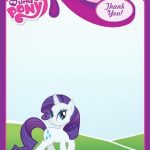 My little pony free invitation sample