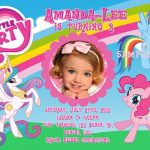 My little pony party invitation sample