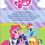 My little pony sample invitation