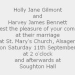 Traditional Wedding Invitation Wording 2