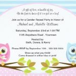 Gender Reveal Invitation Sample 3