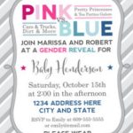 Gender Reveal Party Invitation