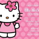 Kitty Invitation Sample
