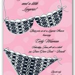 Lace Lingerie Invitation