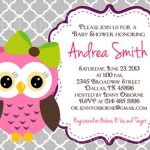 Owl baby shower invitation on Etsy