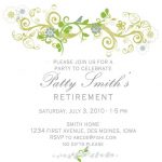 Patty Retirement Invitation Sample