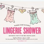 lingerie shower party invitation sample