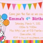 Hello Kitty invitation card