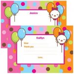 Hello Kitty invitation card template