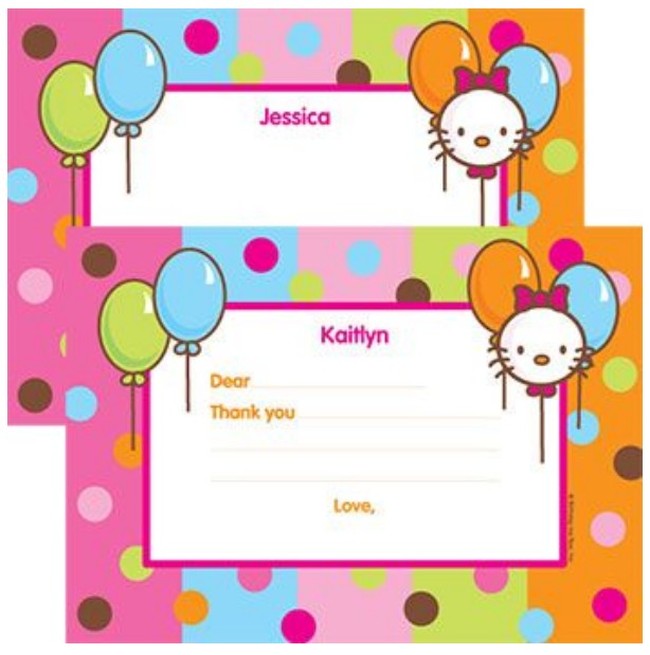 Hello Kitty Invitation Card Template Invitations Online