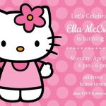Hello Kitty invitation sample