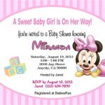 Minnie shower invite