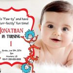 Personalized dr seuss birthday invitation