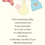 baby shower invitation sample