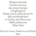 shower invitation wording 1