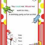 template - dr seuss birthday invitation