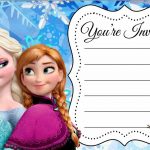 Disney Frozen Birthday Party Invitation Free Printable