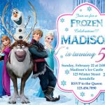 Frozen Birthday Party Invitation Example