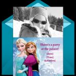 Frozen Birthday Party Personalized Invitation Sample