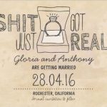 funny wedding invitation