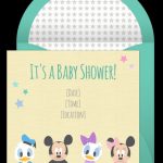 Disney Baby Shower Invitation sample