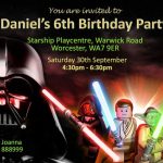 Lego Birthday Invitation Example