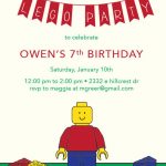 Lego Birthday Invitation Example 5