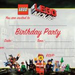 Lego Movie Birthday Invitation template