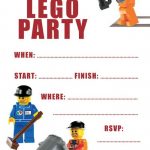 Lego Party Invitation Template