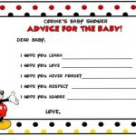 Mickey Mouse Shower Invitation template