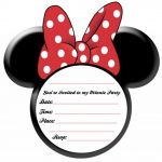 invitation for minnie mouse party template