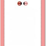 ladybug invitation template