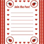 ladybug invitations free template