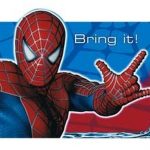 Bring it Spiderman invitation