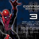 Cool Spiderman Birthday Invitation sample