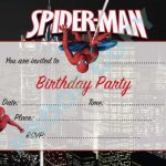 Spiderman Birthday Invitations free template